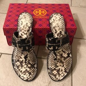 Tory Burch Leigh Flip Flops Sandals 10